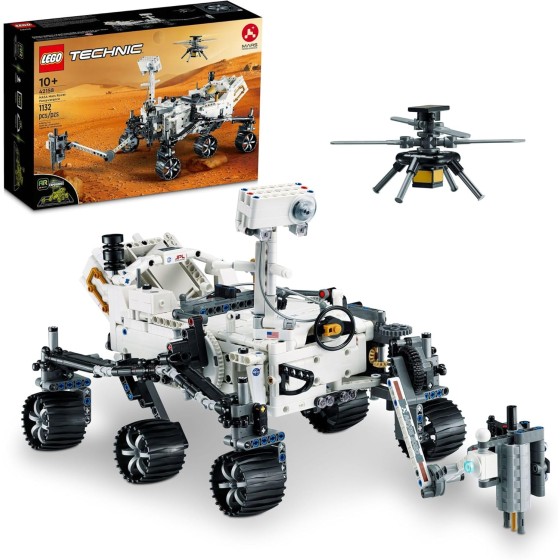 LEGO Technic NASA Mars Rover Perseverance Advanced Building Kit for Kids Ages 10 and Up, NASA Toy with Replica Ingenuity Helicopter