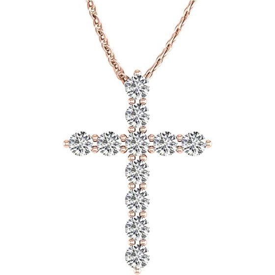 Houston Diamond District 3/4 Carat 14K Gold Cross Value Collection