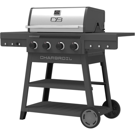 Charbroil Performance Series 4-Burner Gas Grill Cart, Gray